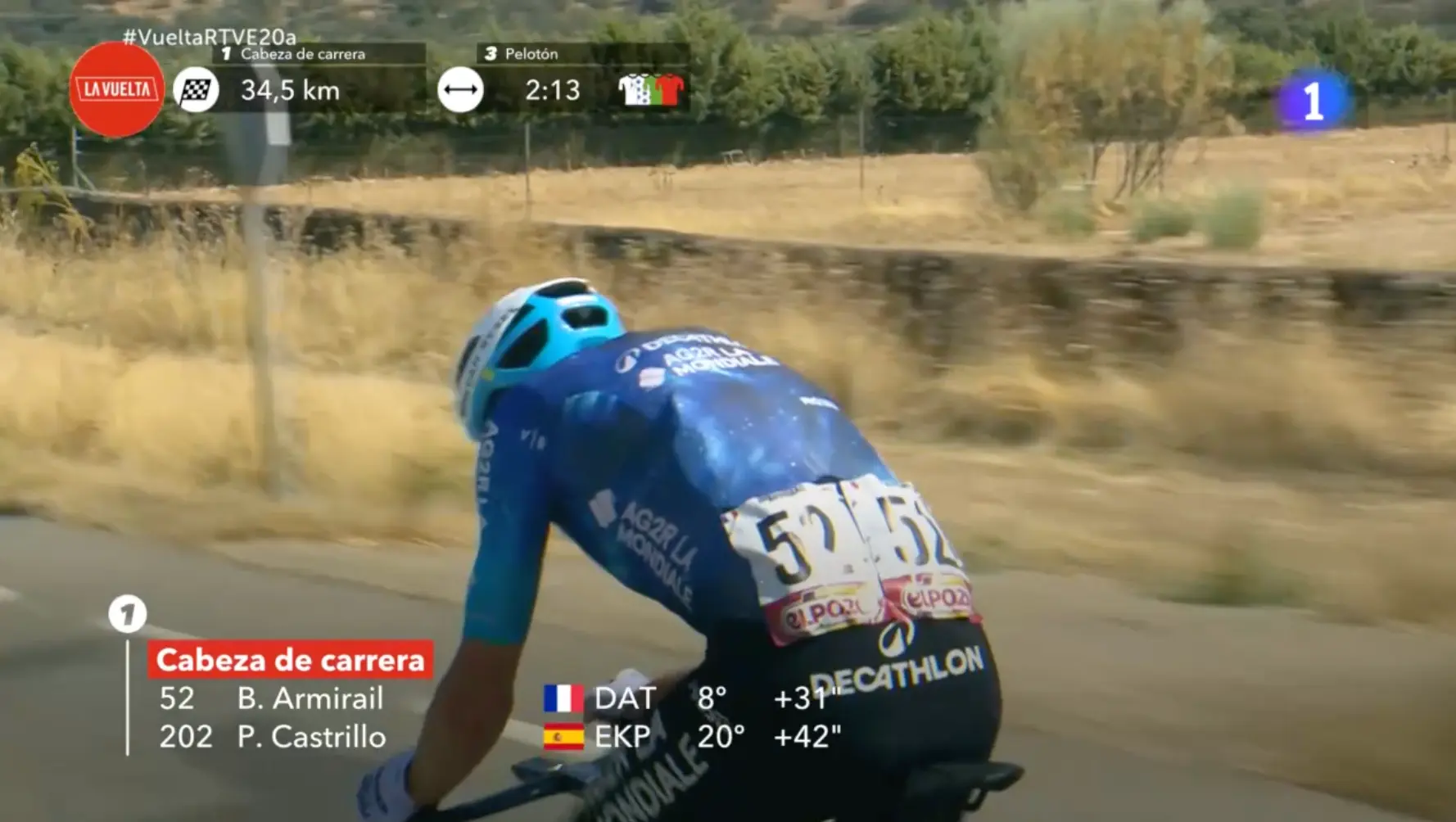 EN DIRECTO | Etapa 4 Vuelta a España 2024: Bruno Armirail y Pablo Castrillo se quedan solos en cabeza