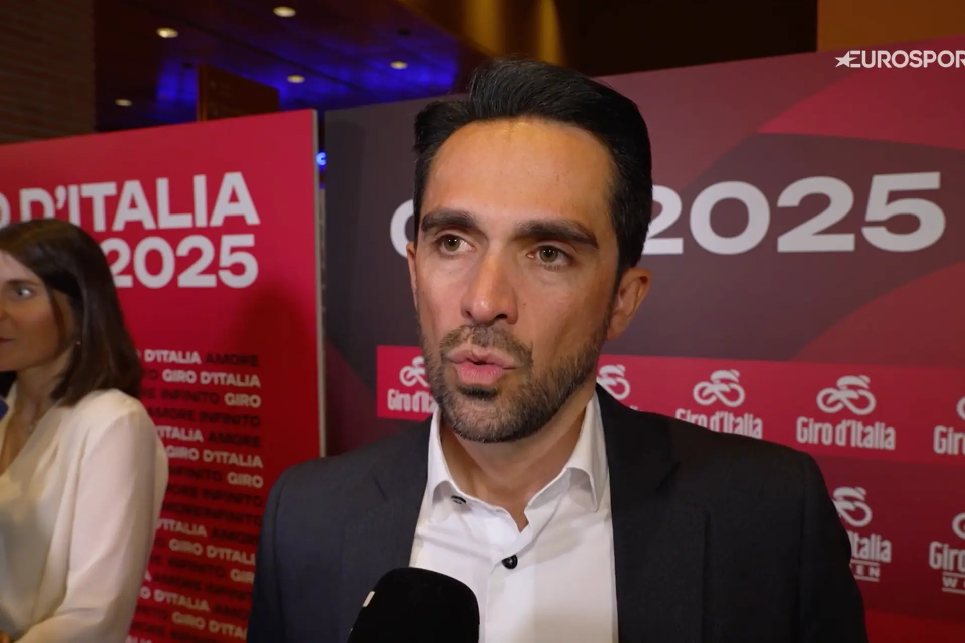 alberto contador giro eurosport 2025