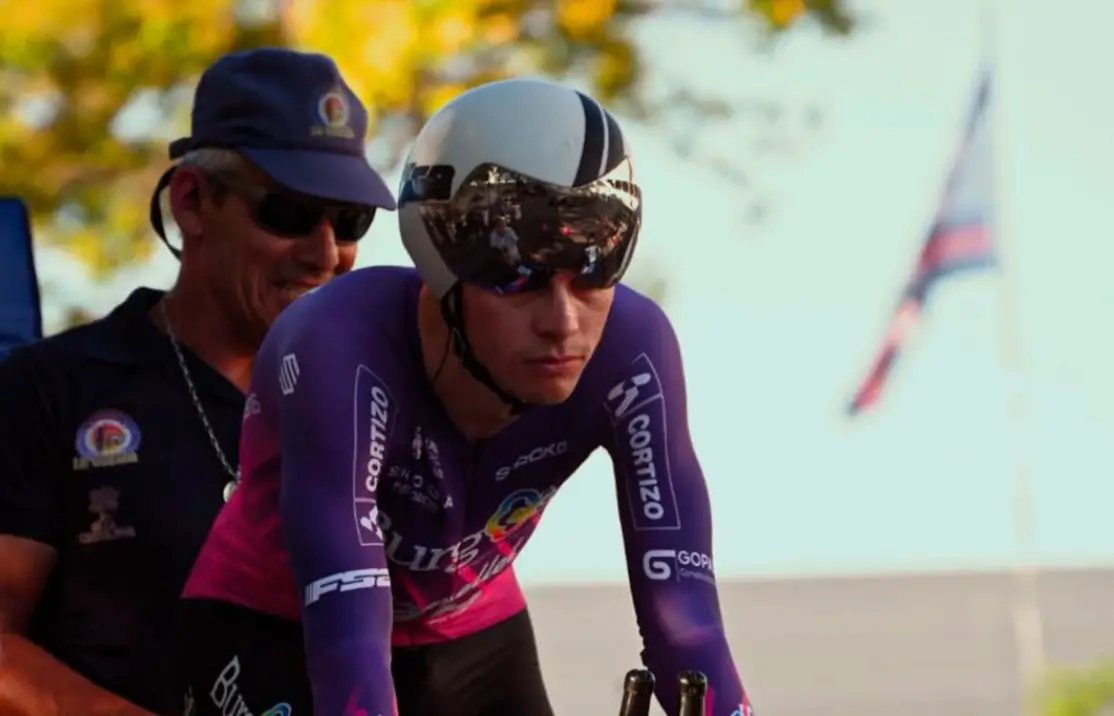 Eric Fagúndez, ciclista del Burgos Burpellet BH