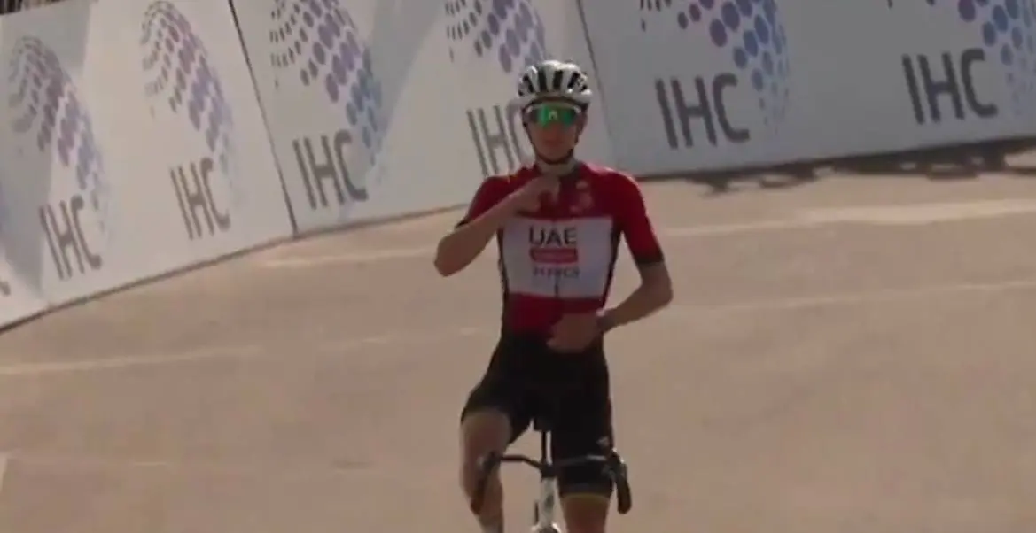 Wout van Aert, sobre la superioridad de Tadej Pogacar en el UAE Tour: "Los ciclistas que le pueden ganar no estaban ahí"