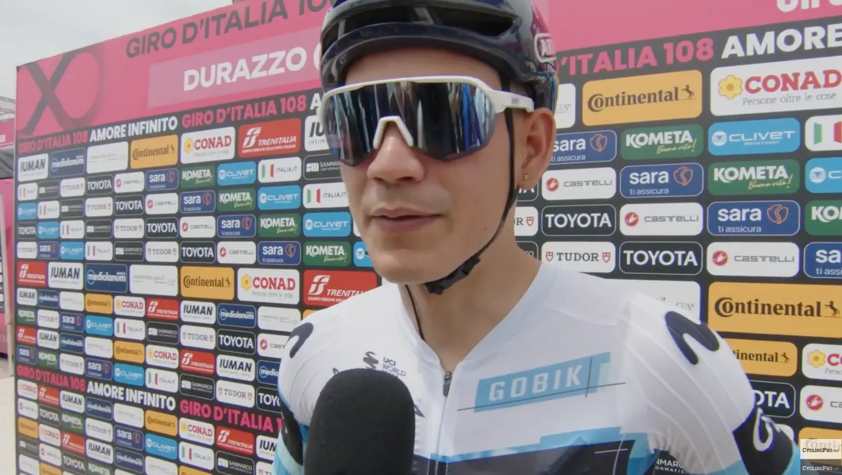 Orluis Aular, tras otro gran resultado en el Giro de Italia: "Ha faltado un poco la colocación"