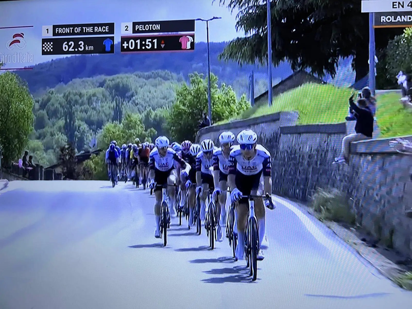 EN DIRECTO | Etapa 11 Giro de Italia 2025: ¡UAE tira con Nairo y Pello en cabeza!