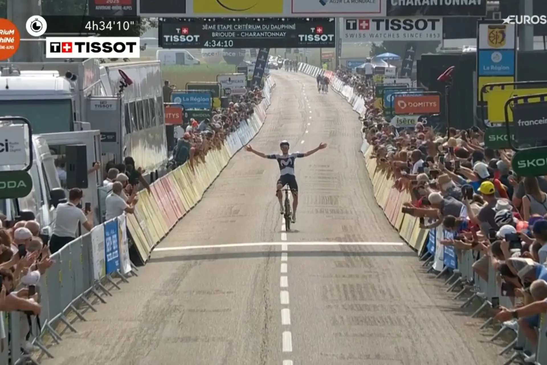 ¡Iván Romeo se lleva la mayor victoria de su carrera y es el nuevo líder del Critérium du Dauphiné!