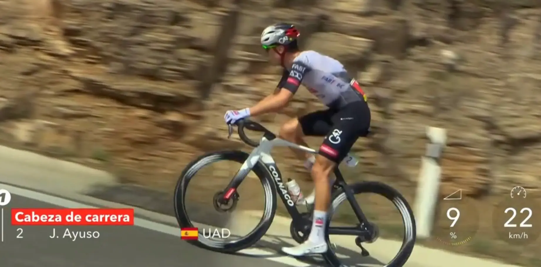 EN DIRECTO | Etapa 7 Vuelta a España 2025: ¡Cuatro minutos para la fuga de Juan Ayuso!