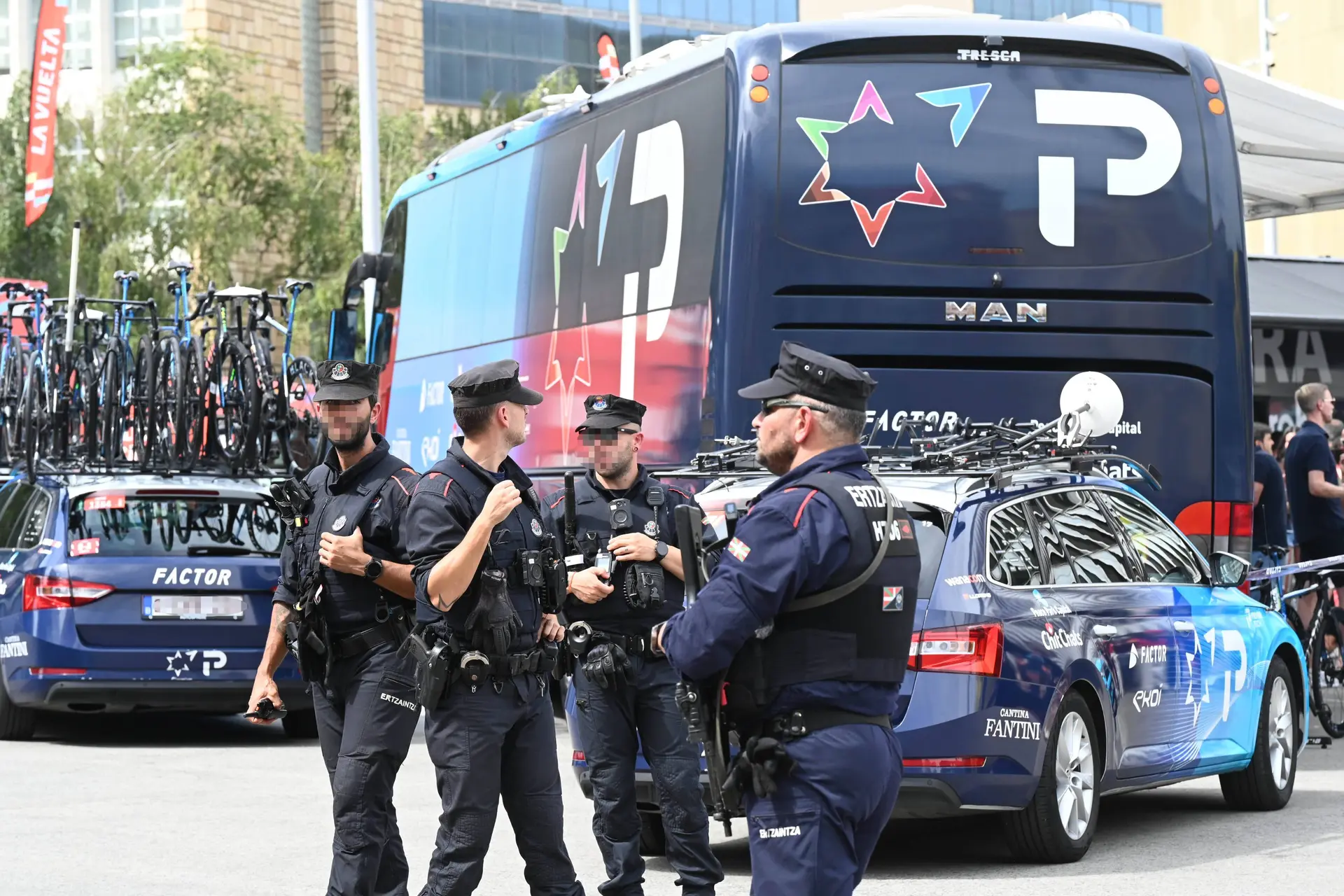 Las protestas contra Israel logran cargarse la etapa de Bilbao de la Vuelta a España