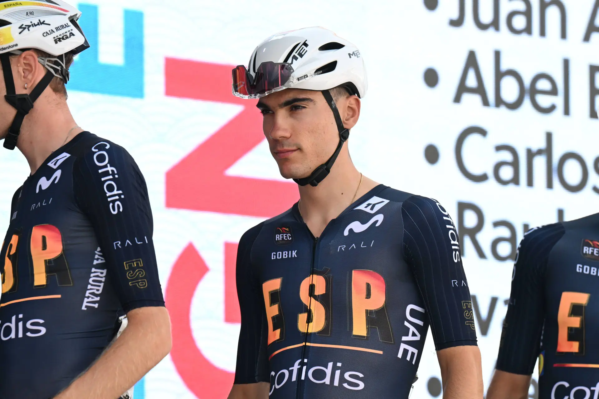 Juan Ayuso, estrella de Lidl-Trek, en el pasado Mundial de Ruanda.&nbsp;