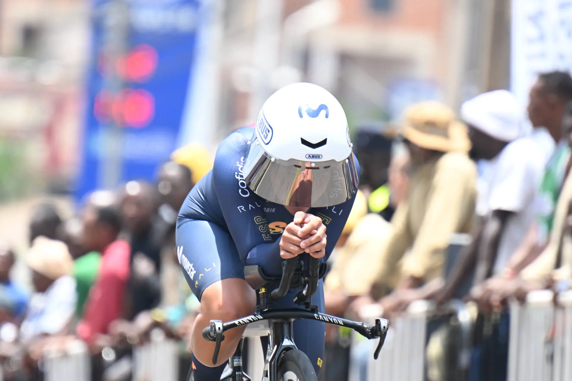 Paula Ostiz, en acción en el pasado Mundial de Kigali