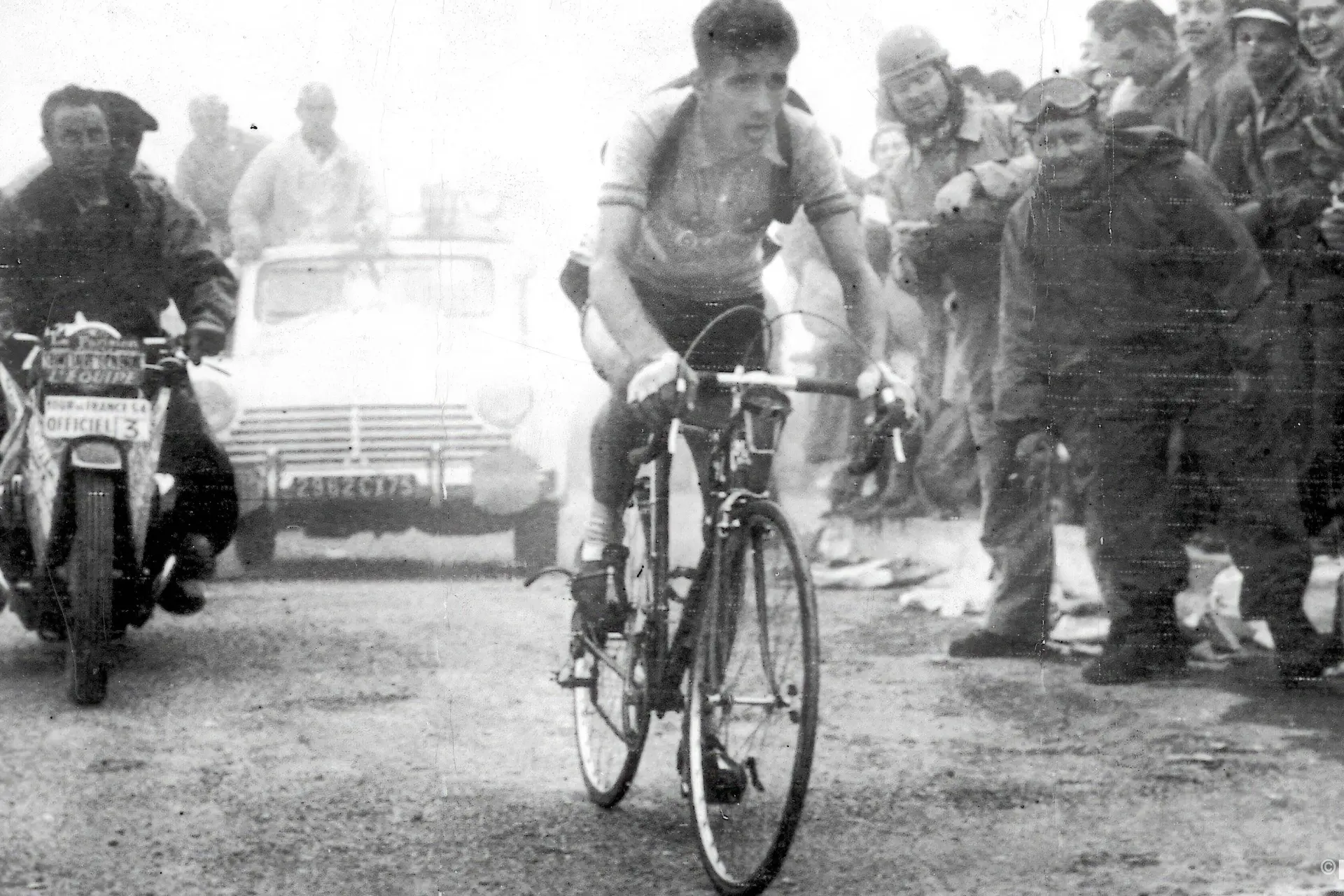 Federico Martín Bahamontes, en la Volta a Catalunya 1953