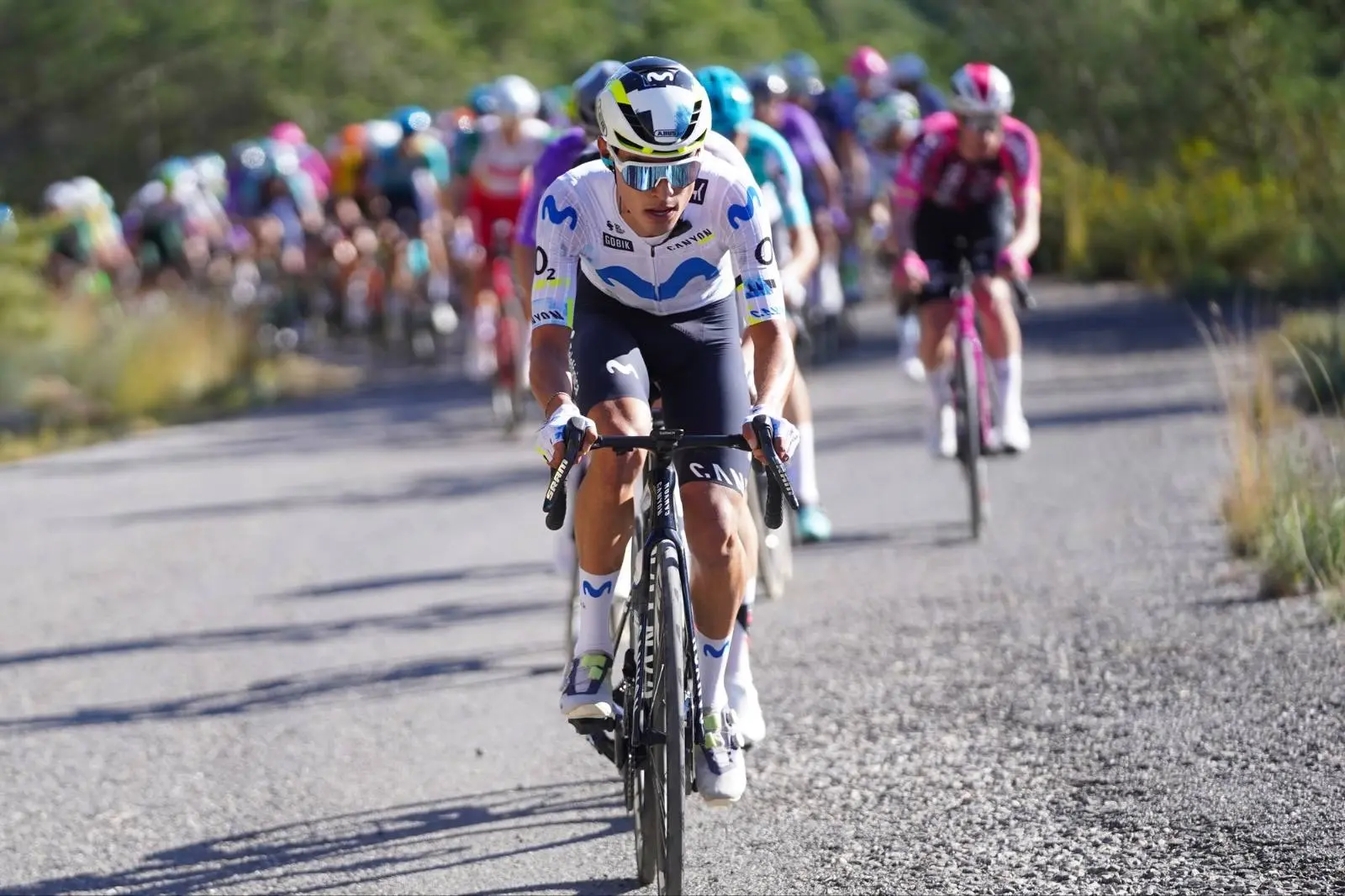 Gran actuación de Diego Pescador y Movistar Team en la Camp de Morvedre