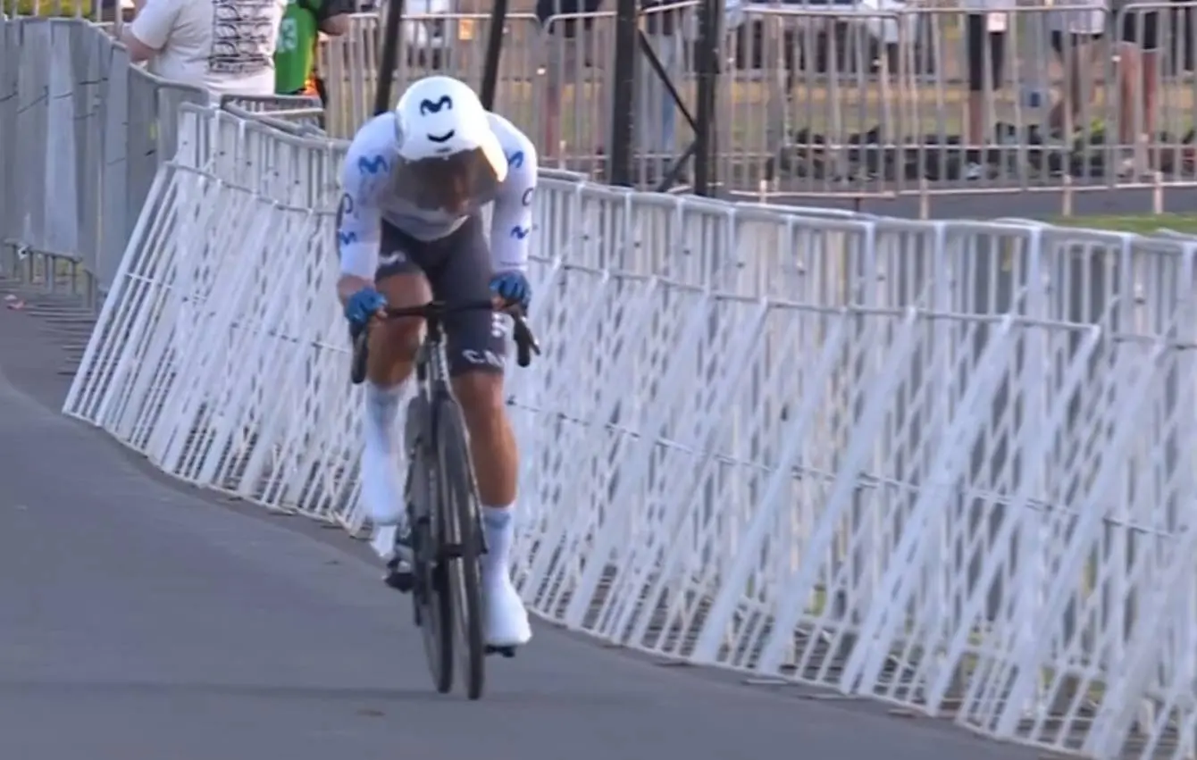 Así fue la actuación de Movistar Team en el prólogo del Tour Down Under 2026