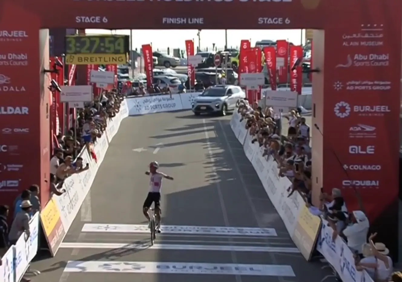 Resultados UAE Tour 2026 Etapa 6 | Isaac del Toro, heredero de Tadej Pogacar en Jebel Hafeet