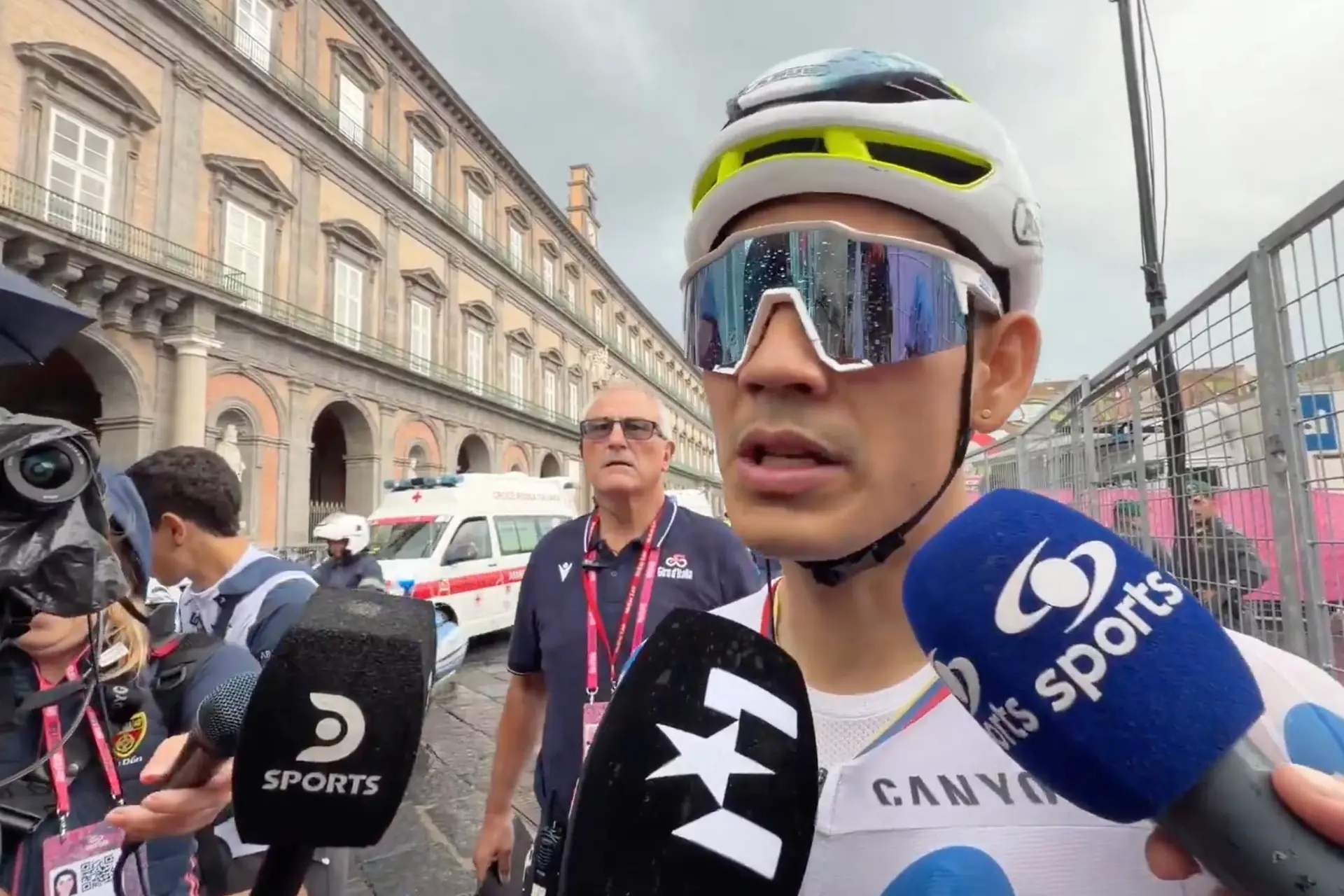 Orluis Aular, figura venezolana del Movistar Team