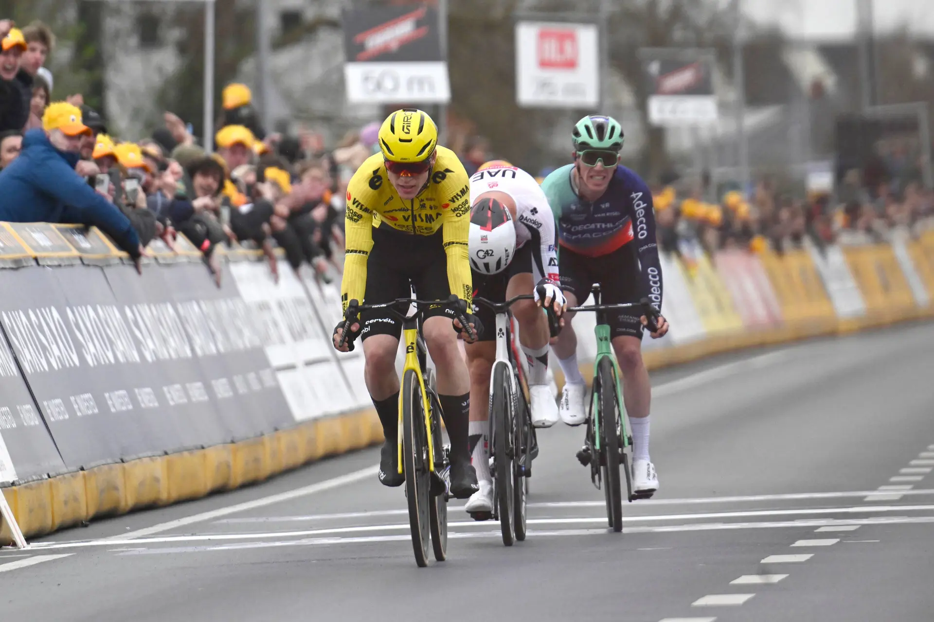 Per Strand Hagenes durante la E3 Saxo Classic 2026