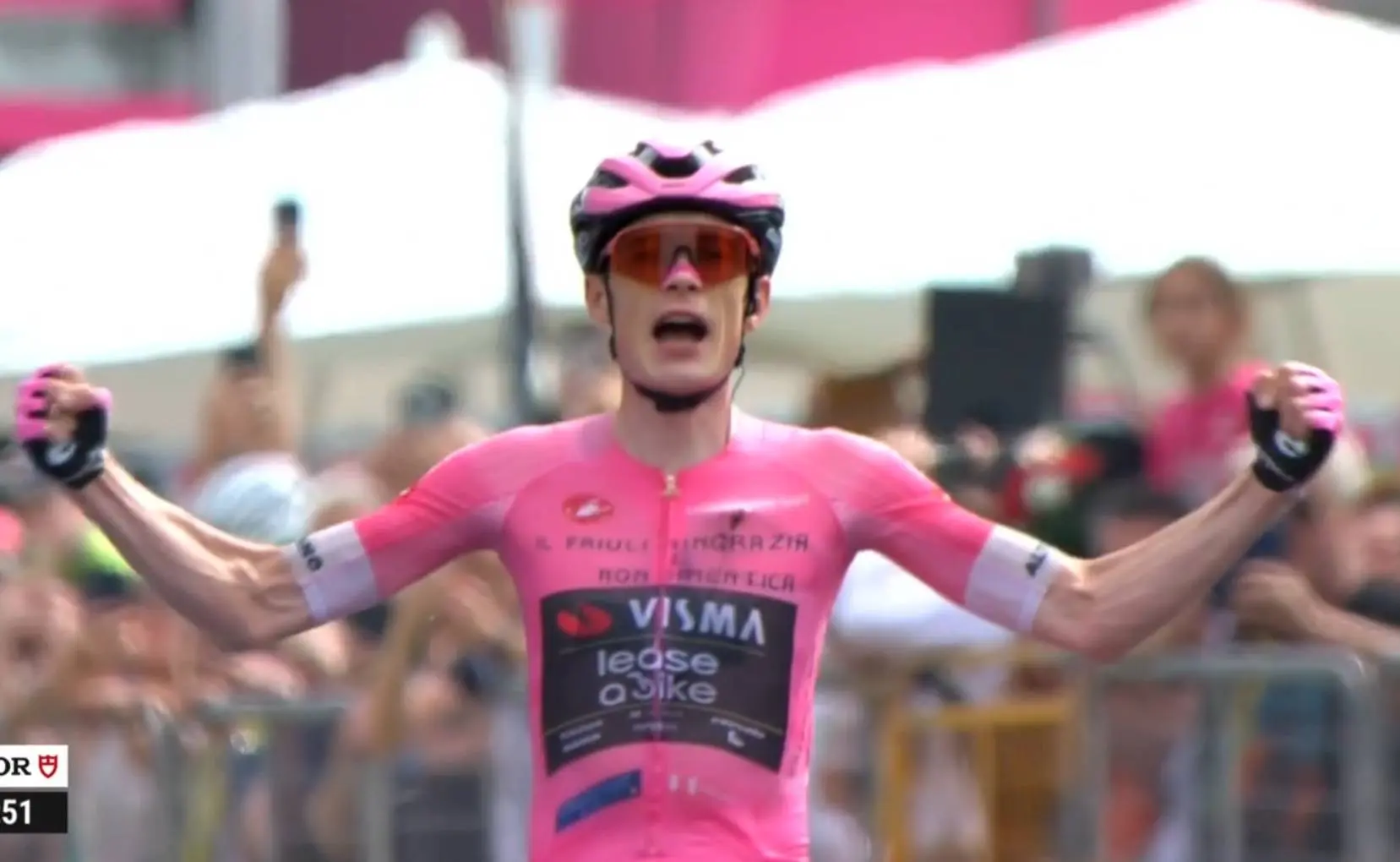 Resultados Giro de Italia 2026 Etapa 20: Vingegaard logra la manita en Piancavallo y gana la general