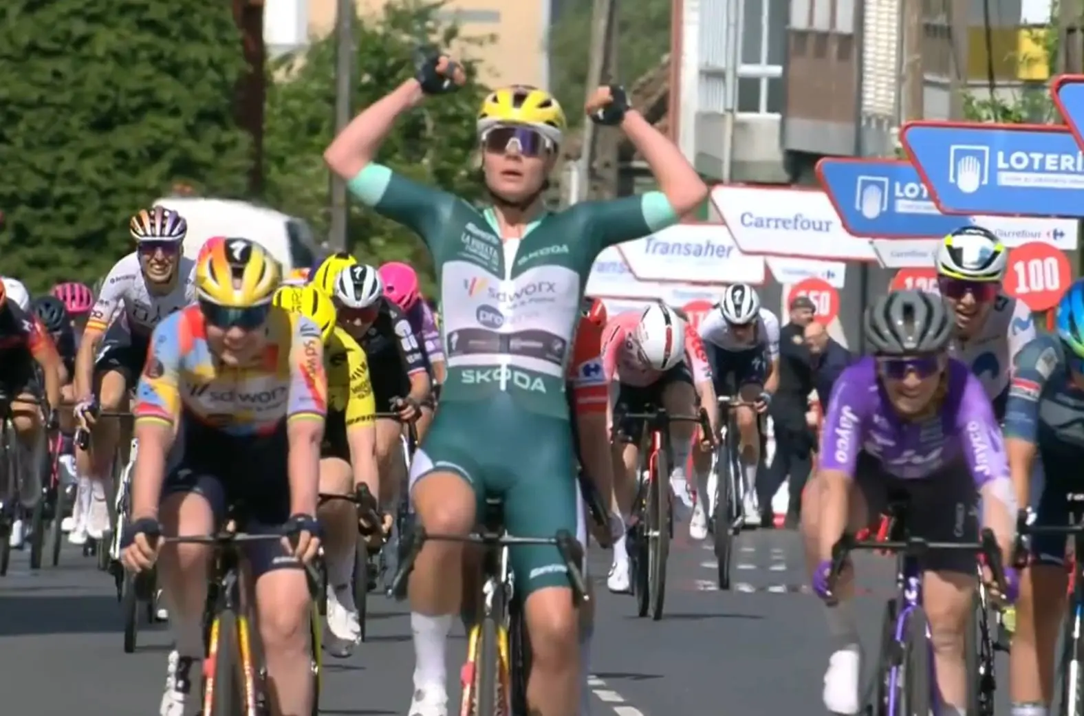 Lotte Kopecky gana la etapa 4 de la Vuelta a España Femenina 2026.