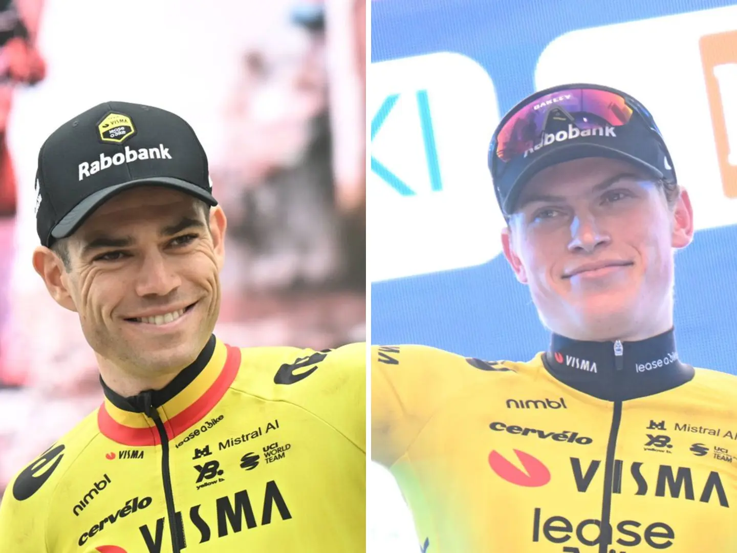 Wout Van Aert and Per Strand Hagenes