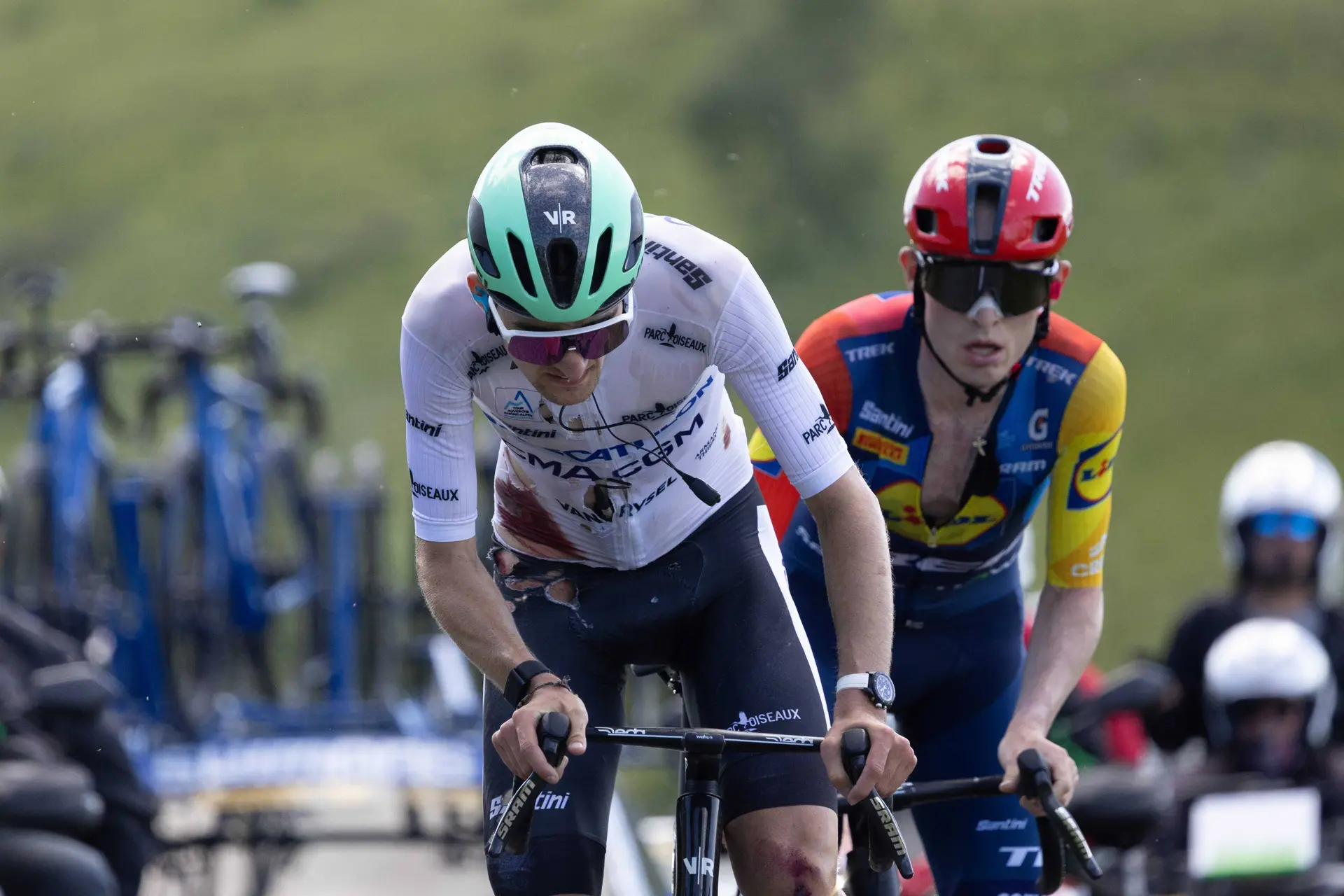 Paul Seixas, en el Tour Auvergne Rhone-Alpes