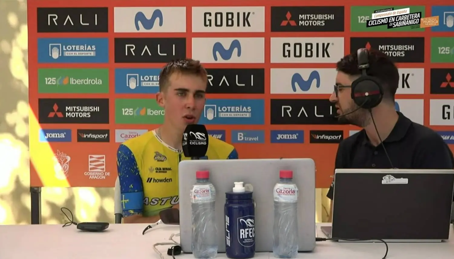 Benjamín Noval tras ganar el Campeonato de España Júnior 2026.