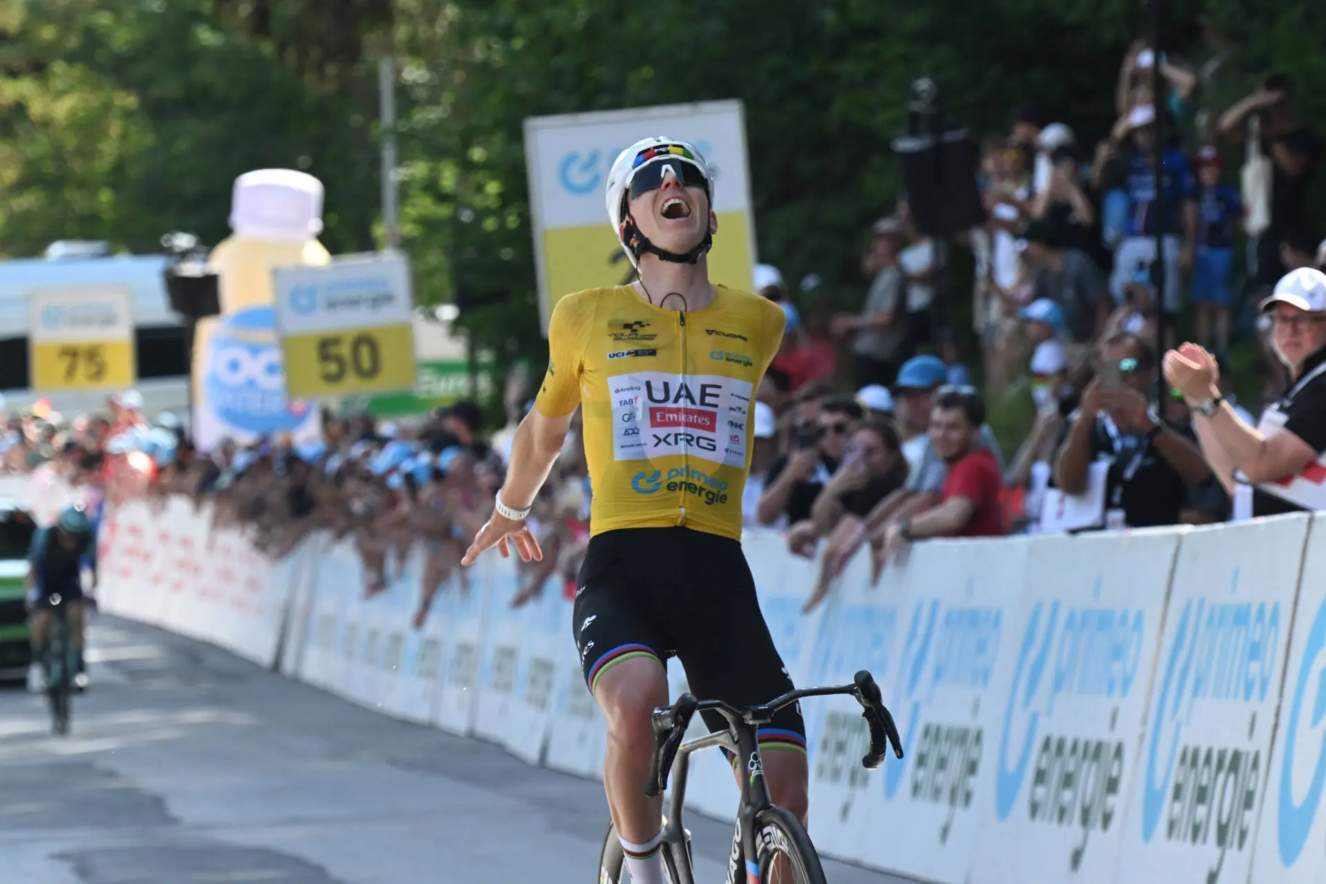 Tadej Pogacar, ciclista de UAE