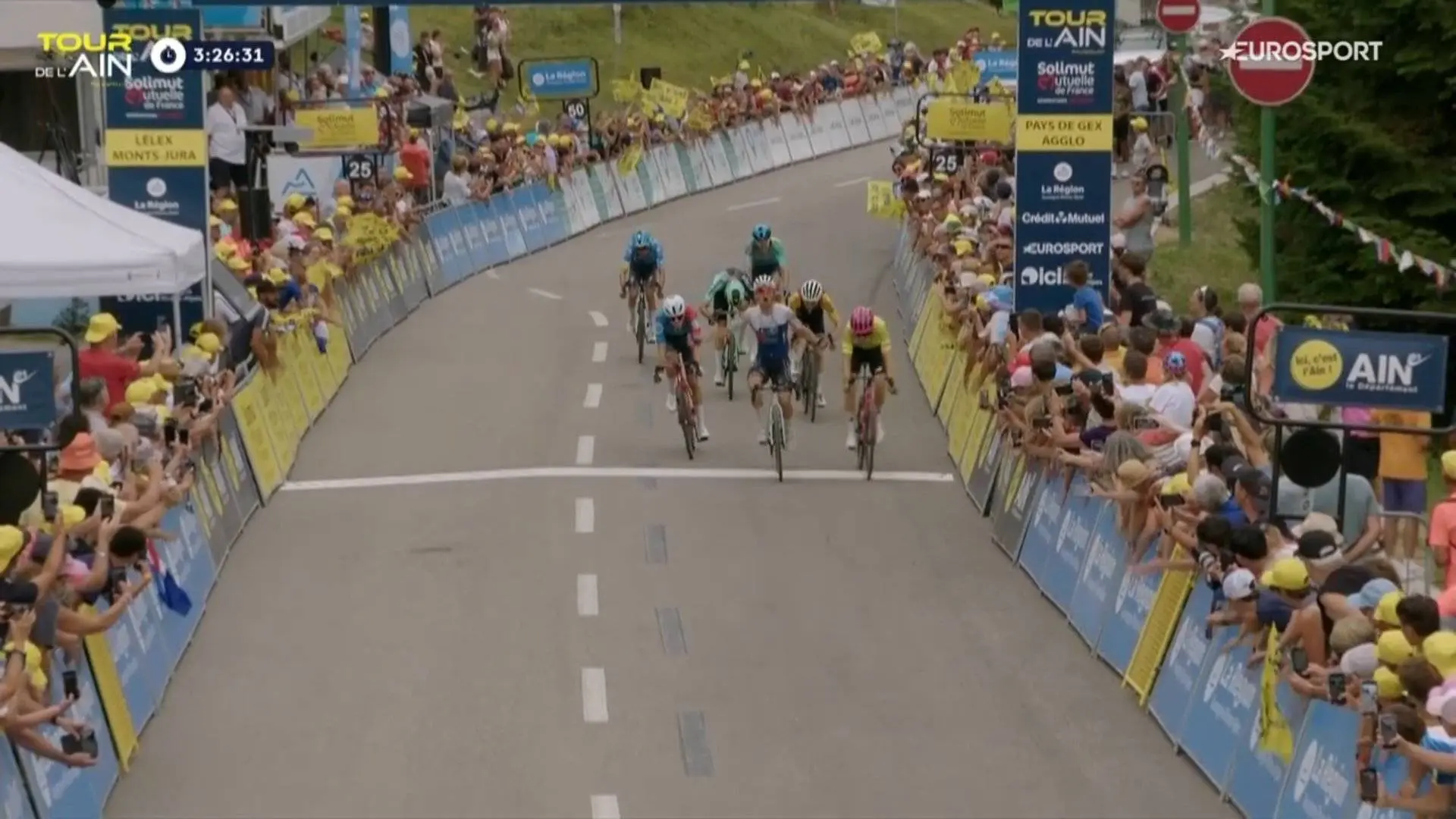 Axel Mariault wins stasge 3 of the Tour de l'Ain