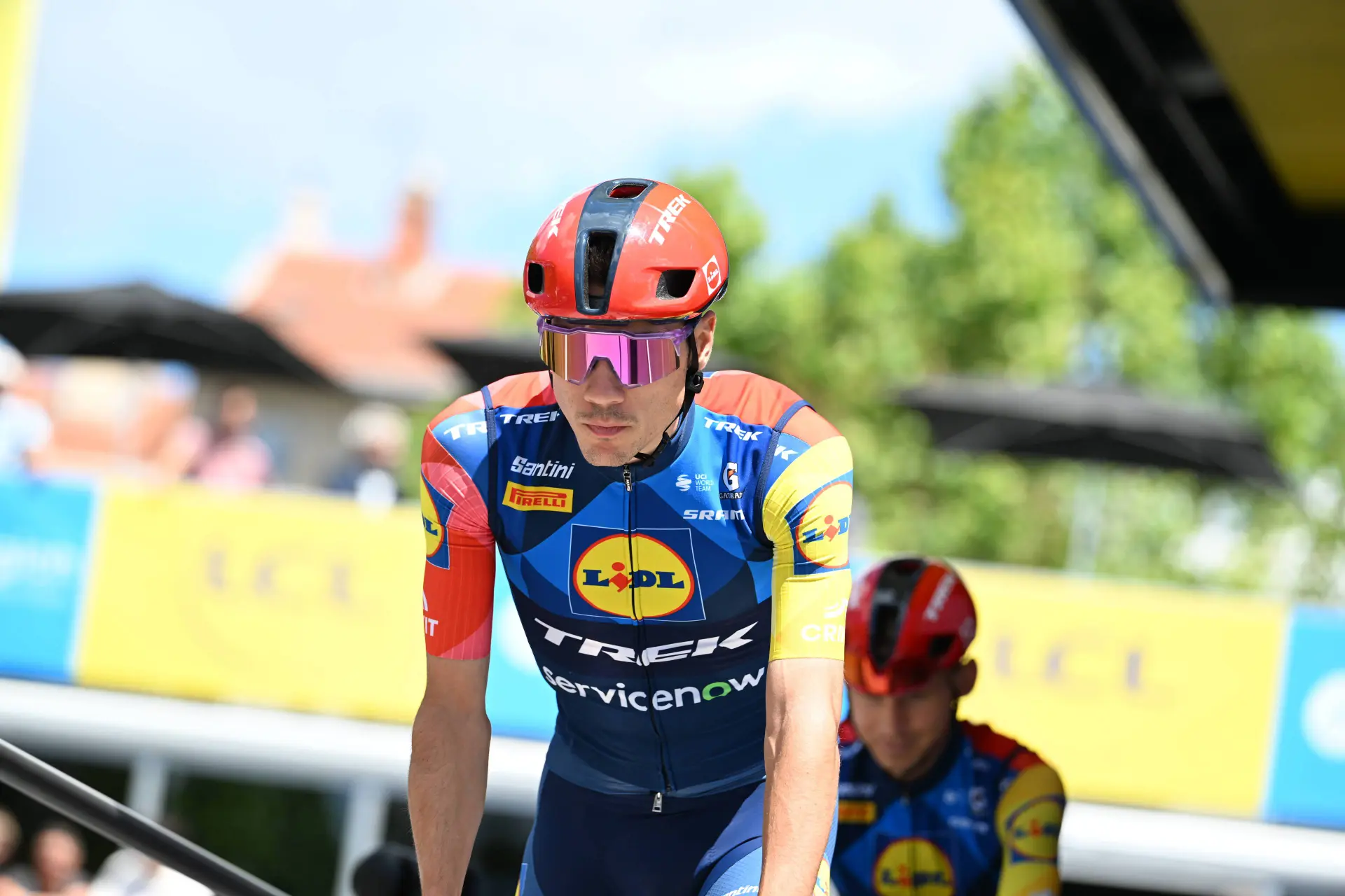 Juan Ayuso, líder de Lidl-Trek.