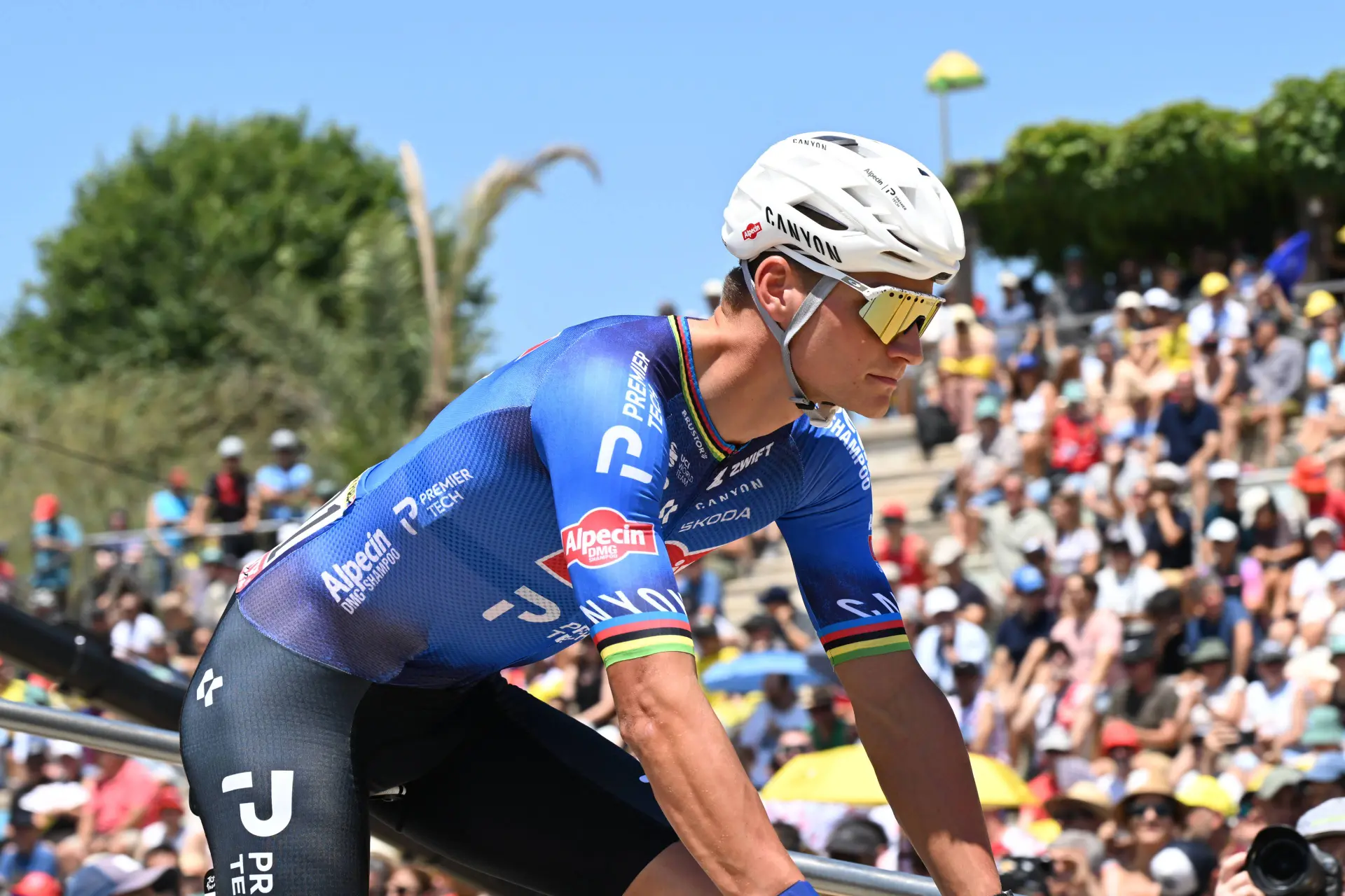 “¿De qué disfruto estos días? No de mucho”: Mathieu van der Poel, lamenta las pocas oportunidades que le ofrece el Tour de Francia