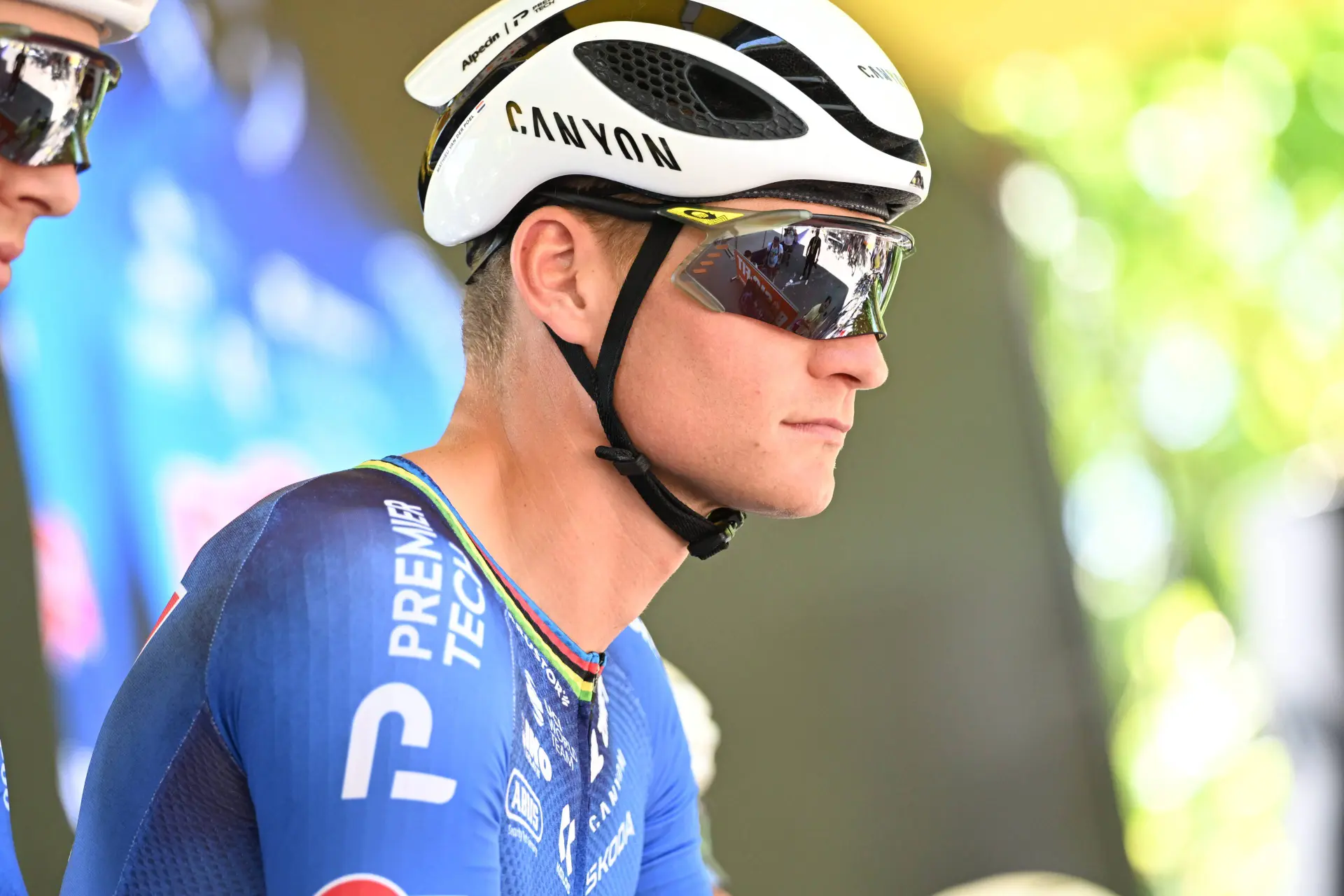 Mathieu van der Poel on stage 8 of the 2026 Tour de France