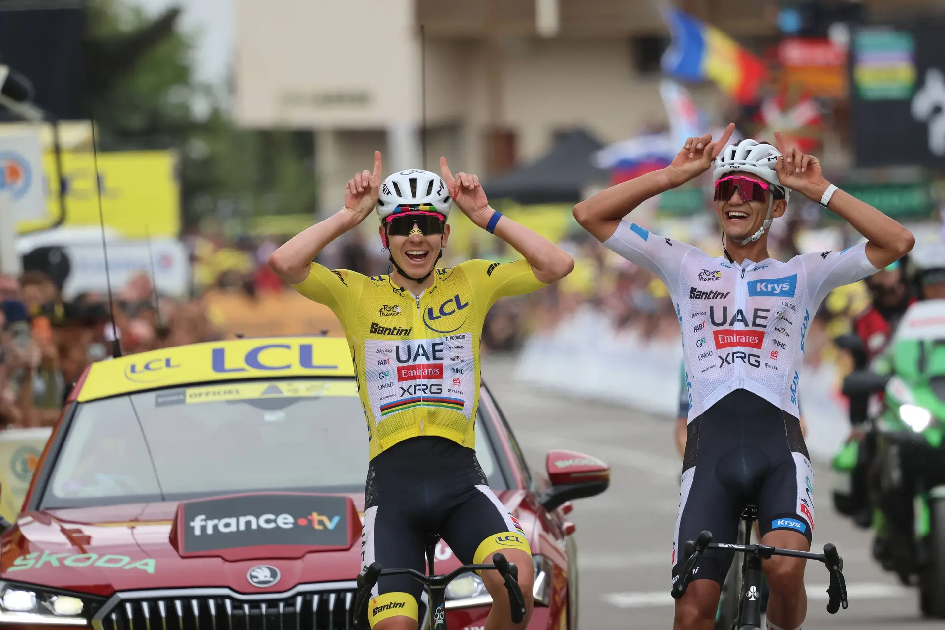 “Fue algo nunca antes visto”: Isaac del Toro abraza el podio del Tour de Francia gracias a la ayuda de Pogacar en la etapa reina