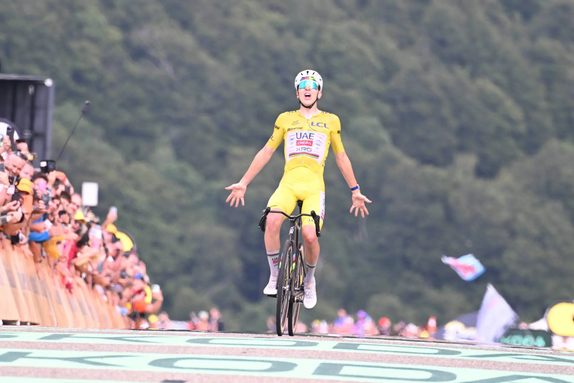 Resultados Tour de Francia 2026 Etapa 14: Pogacar rompe a Vingegaard y suma el póker en Le Markstein