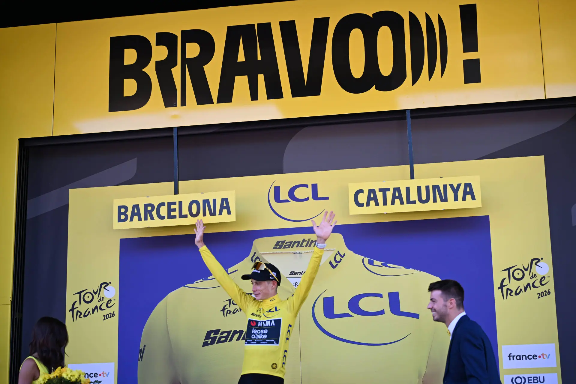 Jonas Vingegaard, primer líder del Tour de Francia