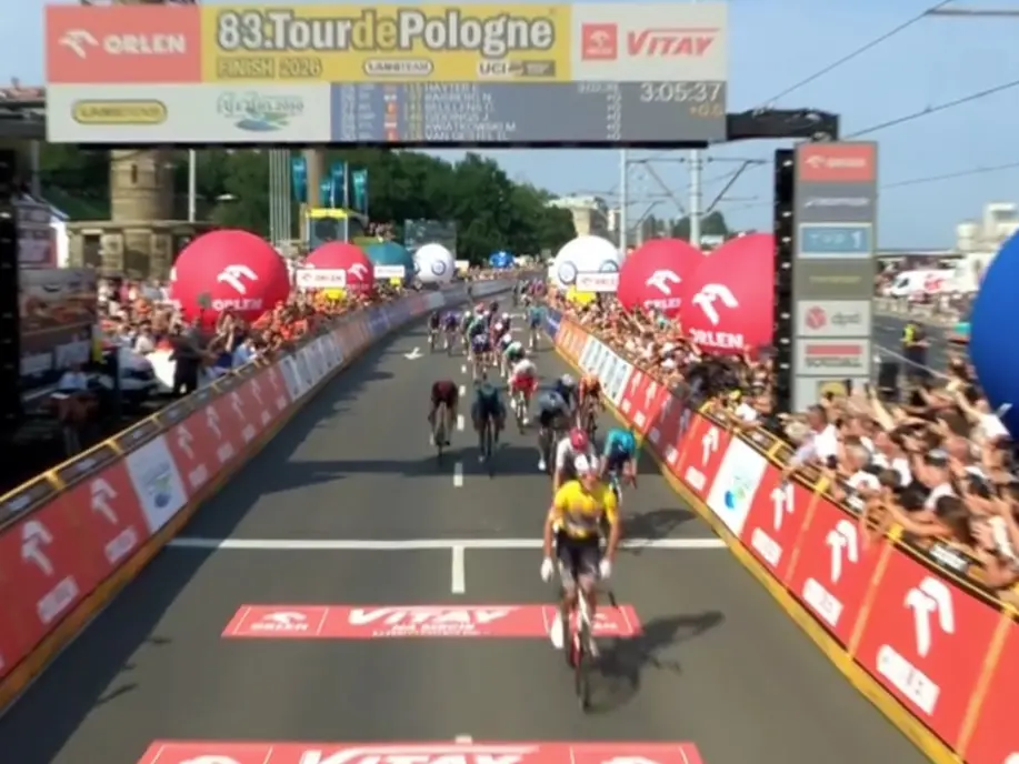 Resultados Tour de Polonia 2026 Etapa 2: Jonathan Milan vuelve a arrasar con Iván García Cortina soñando