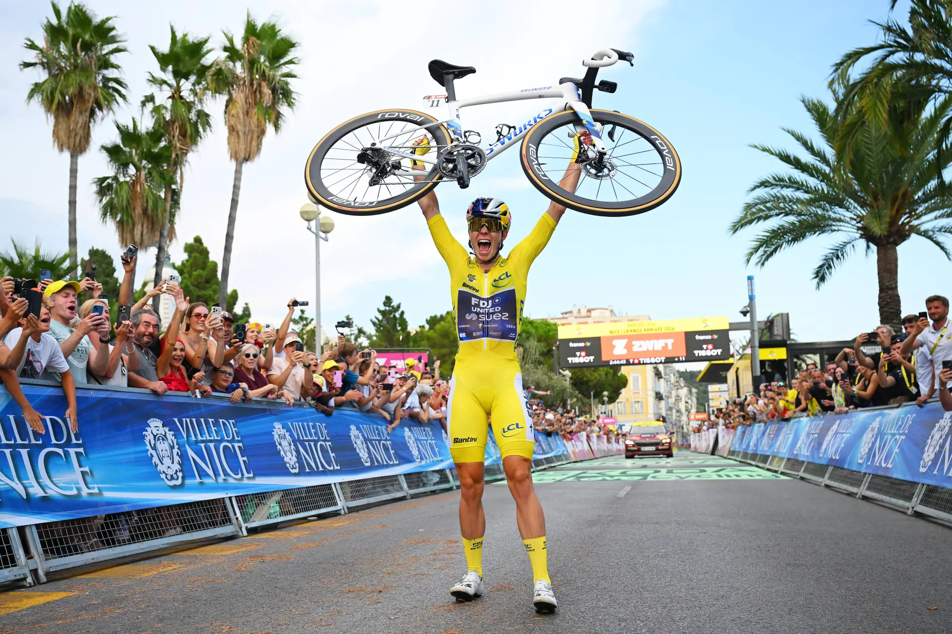 Demi Vollering at the 2026 Tour de France Femmes