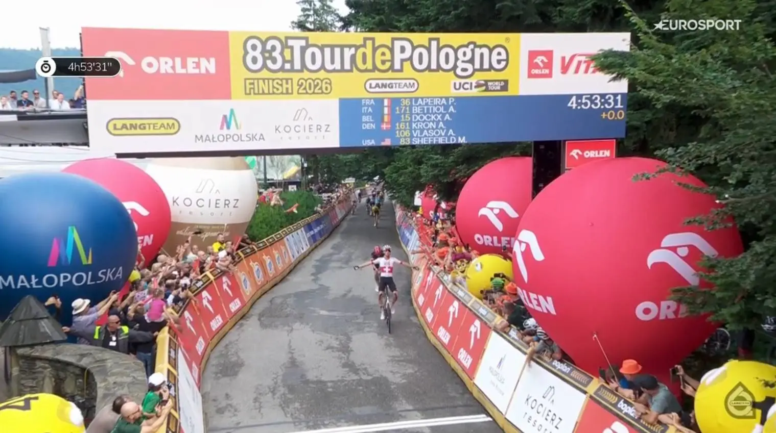 Resultados Tour de Polonia 2026 Etapa 5: Jan Christen arrasa y hace olvidar a UAE el abandono de Almeida
