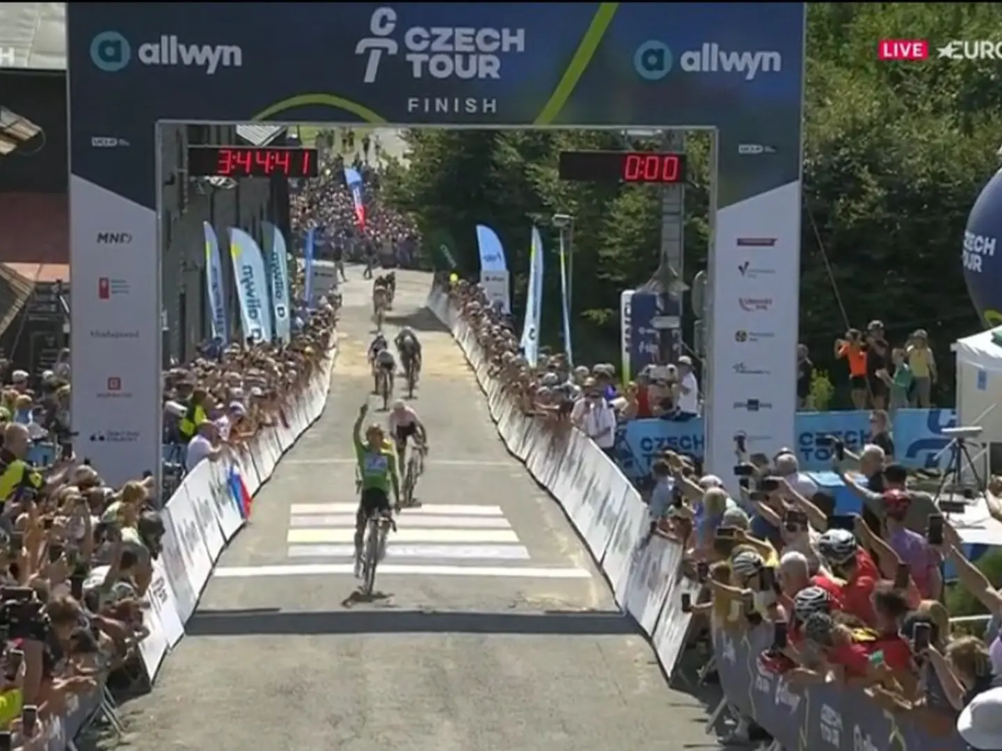 Alessandro Fancellu wins stage 4 of the Czech Tour