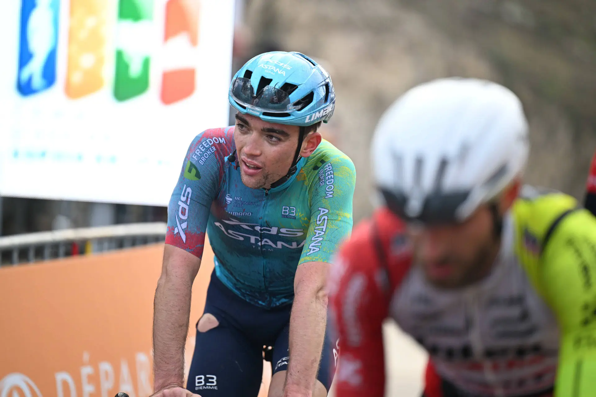 Pierre-Henry Basset riding for XDS Astana Team