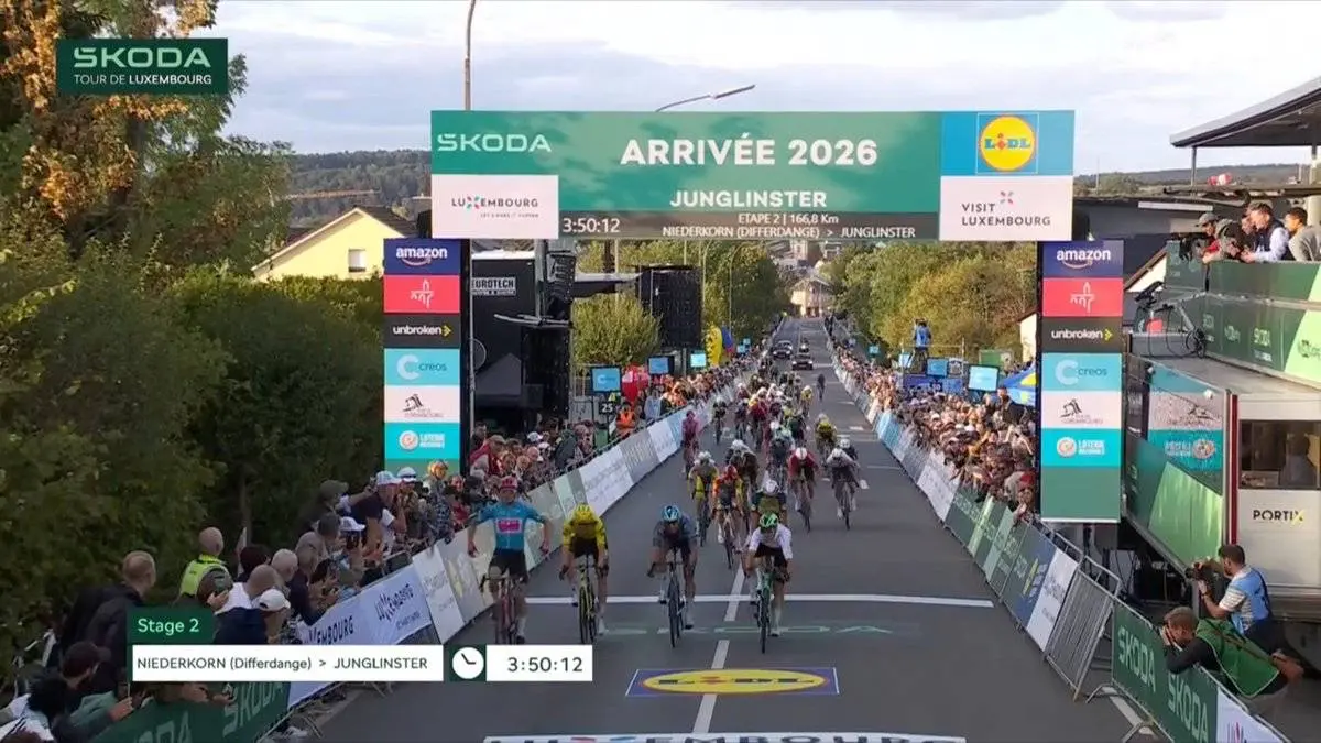 Marijn van den Berg wins stage 2 of the Tour de Luxembourg