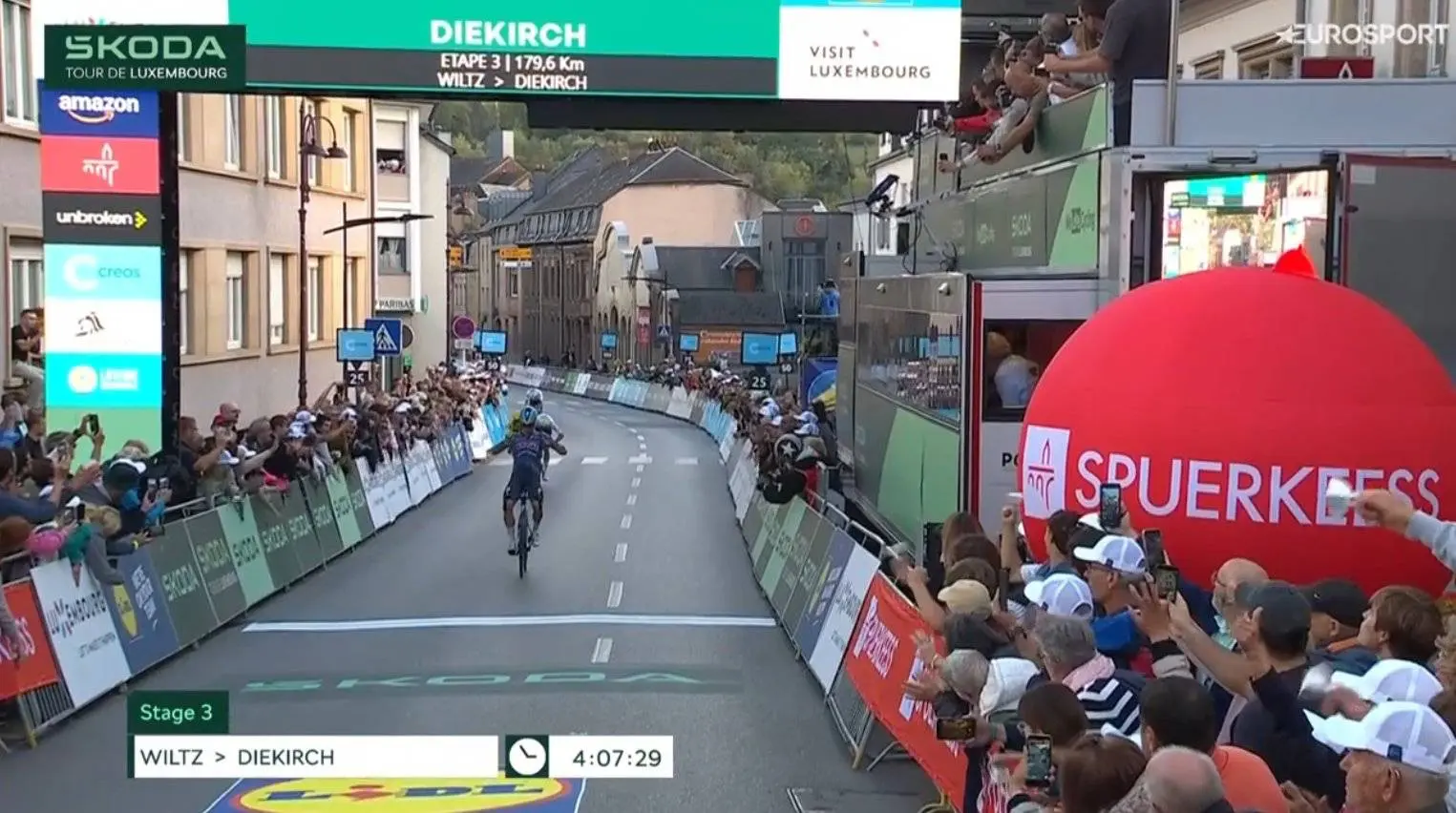 Pepijn Reinderink wins stage 3 of the Tour de Luxembourg