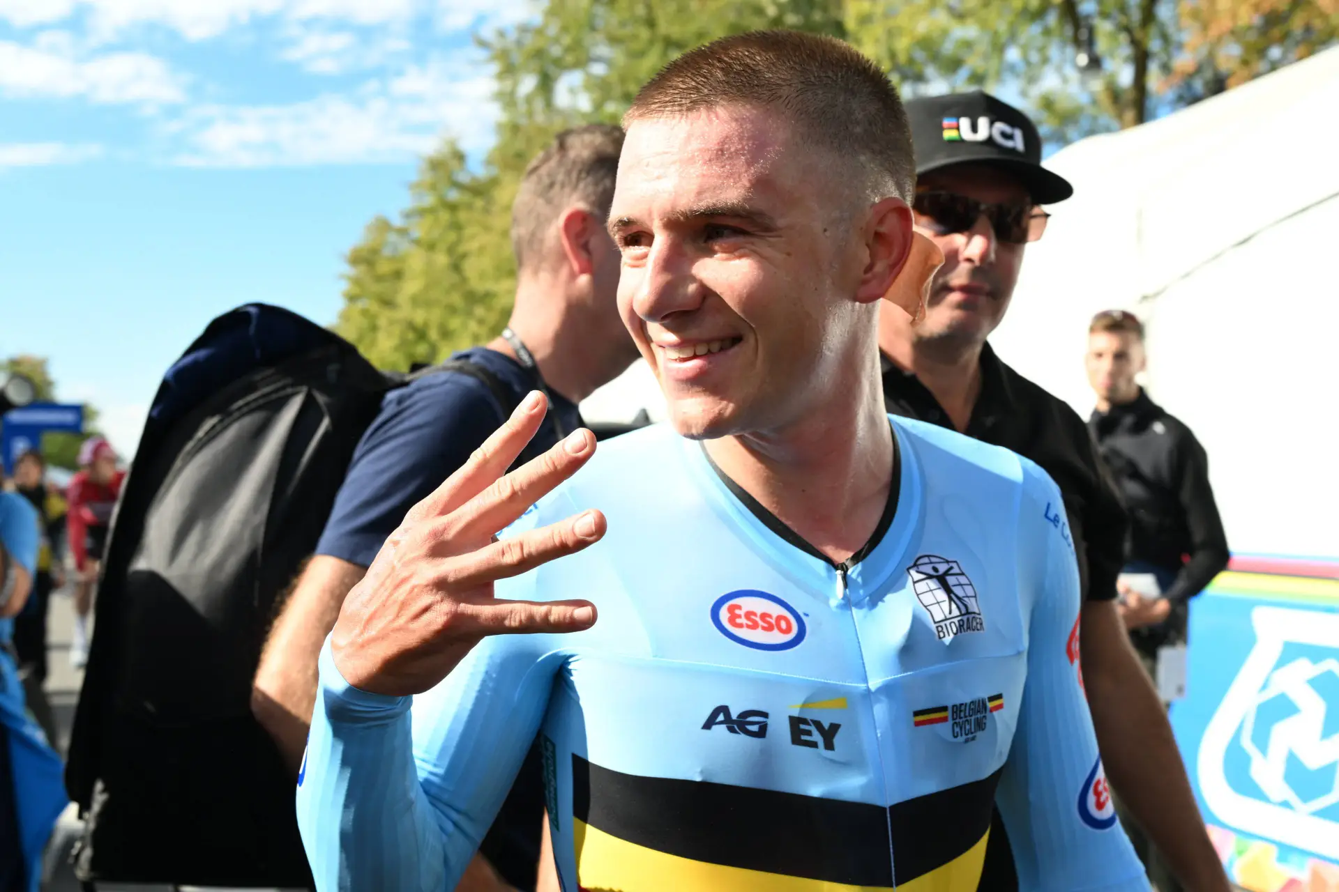 Remco Evenepoel se sincera tras ganar el Europeo por foto-finish: “Decepcioné a mi país en el Mundial”
