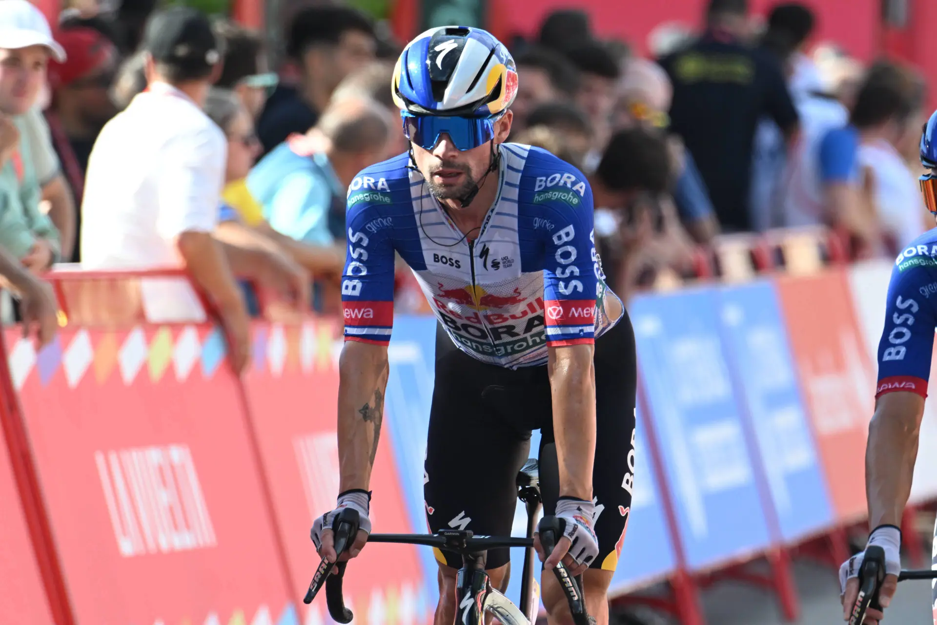 Primoz Roglic en La Vuelta