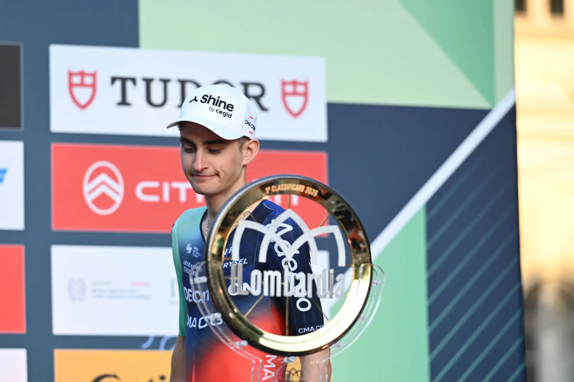 Paul Seixas ahead of Il Lombardia 2026