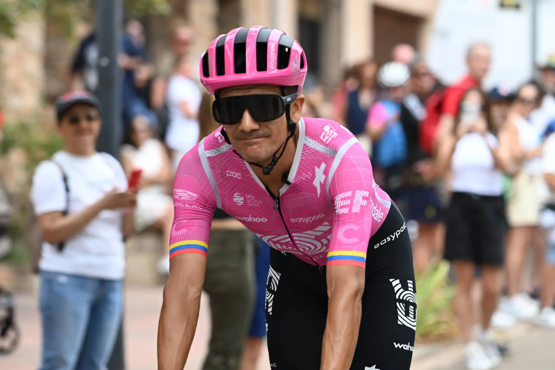 Richard Carapaz on stage 10 of the 2026 Vuelta a Espana