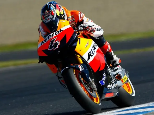 andrea dovizioso warmup motegi 2010