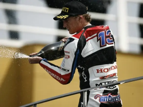 anthony west podium valencia 2009