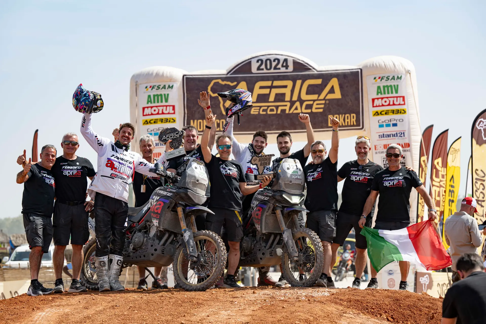 Aprilia Tuareg Racing a tre punte per l’Africa Eco Race 2025