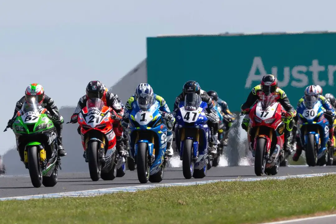 asbk start phillip island 2018 races