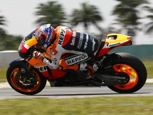 casey stoner day2 sepang test2 motogp