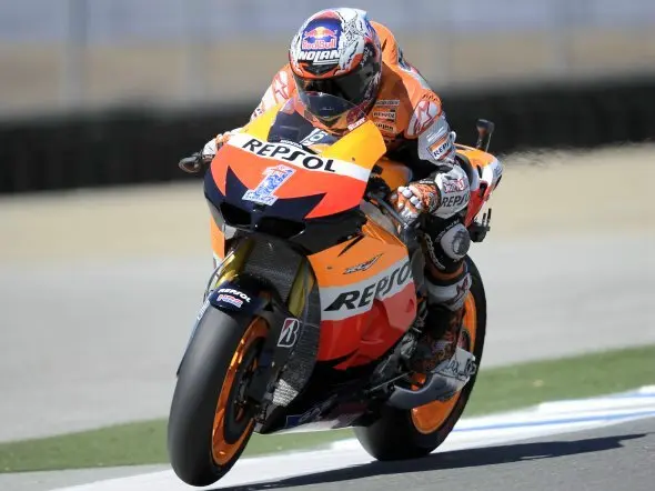 casey stoner laguna seca warm up 2012