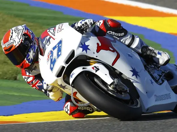 casey stoner valenciatest day2