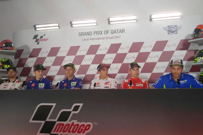 conferenza stampa motogp losail 2017