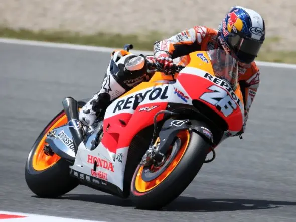 dani pedrosa warm up catalunya 2014